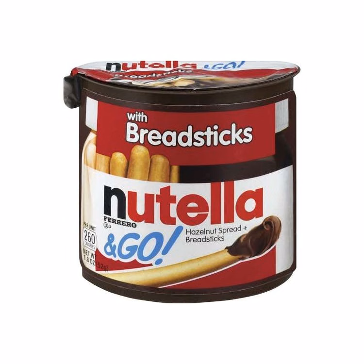 Nutella Hazelnut Spread & Breadsticks