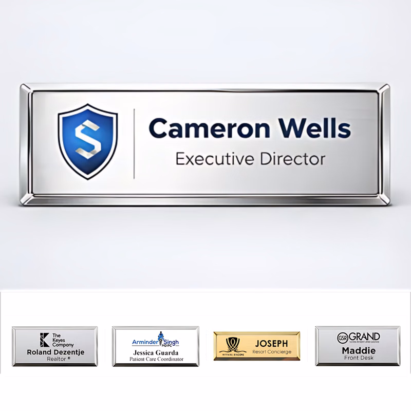 Executive Name Badge - USA Made