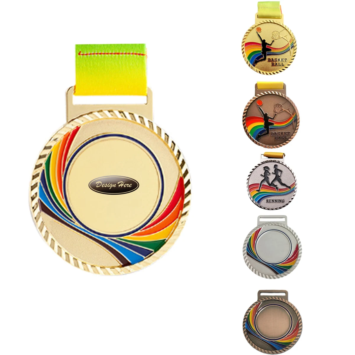 Color-Printed Crystal Medals 1