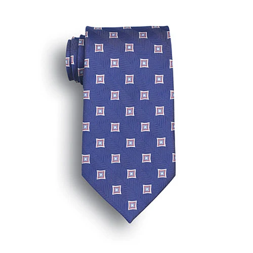 Royal Blue Vasari Polyester Tie 1