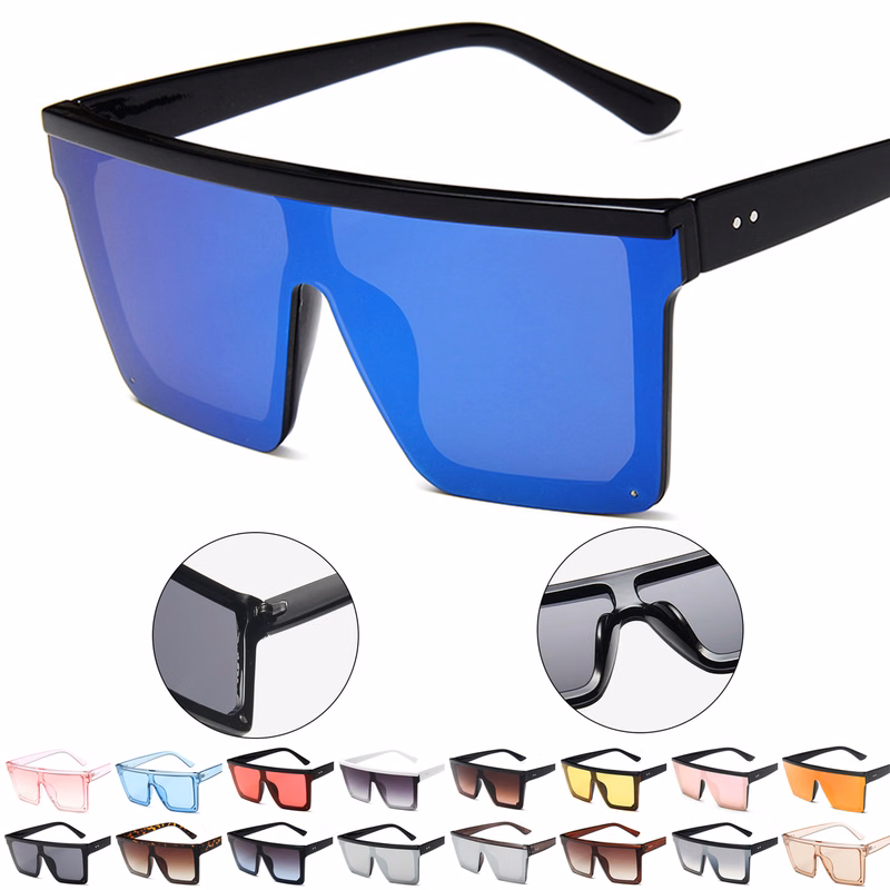 Square Oversized Sunglasses for Women Men