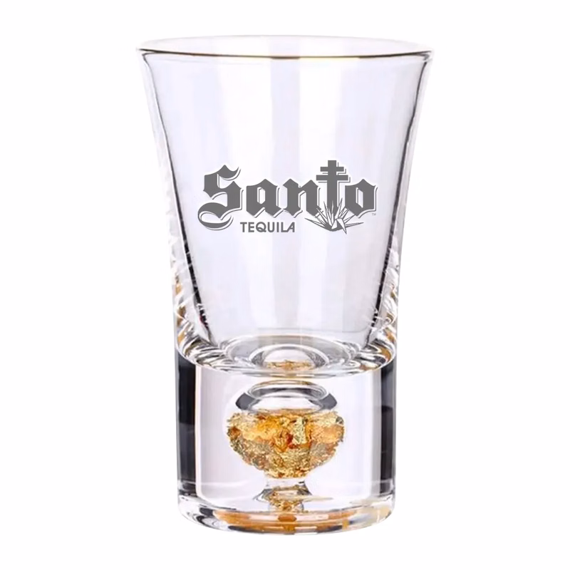 1.5oz. Gold Rimmed Shot Glass