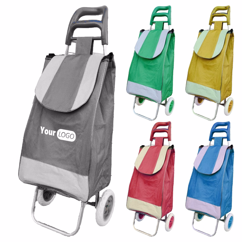 Polyester Foldable Trolley Cart With Wheels