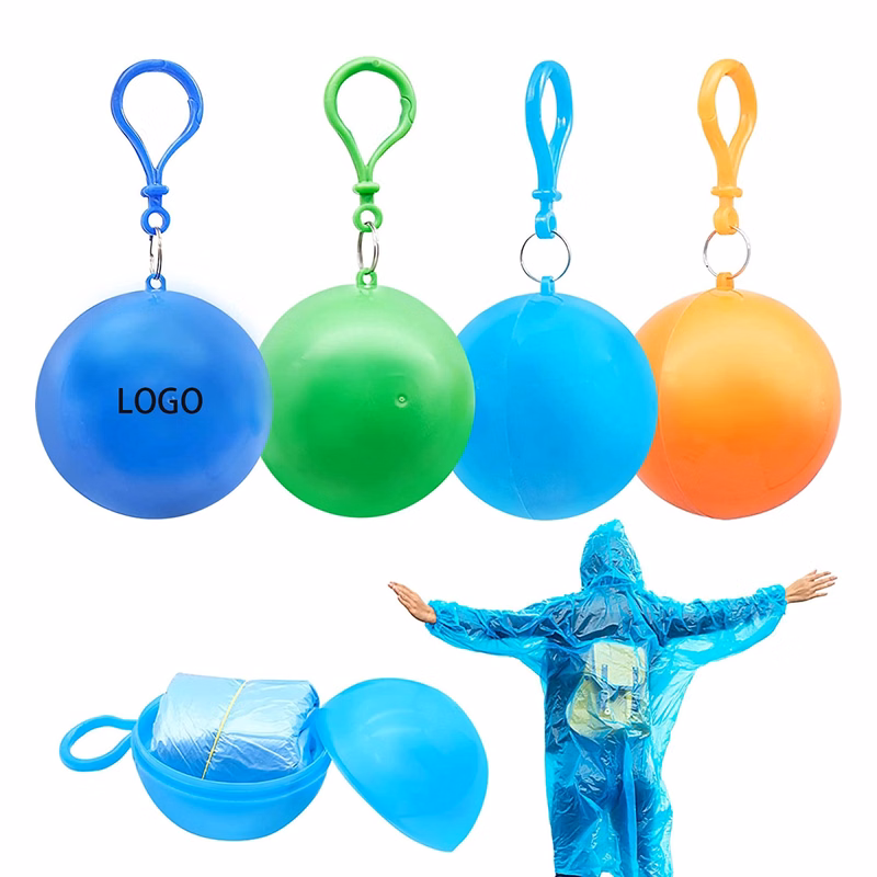 Portable Spherical Raincoat MOQ 50PCS