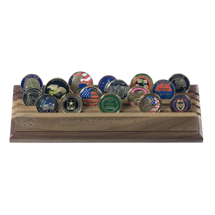 4 Row Coin Rack Display 1