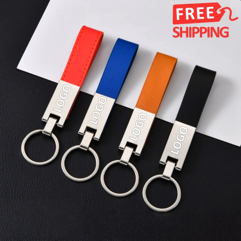 Leather Loop Keychain Promotional Gift