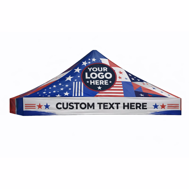 Tent Top Fabric Replacement 5x5 Full Graphics