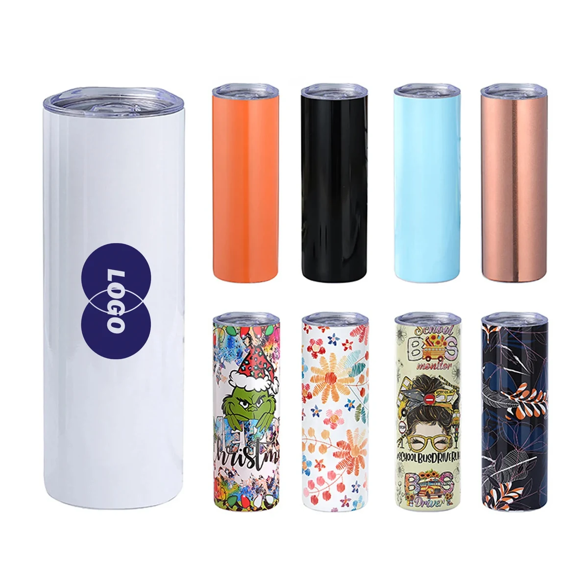 20Oz Skinny Vacuum Insulated Tumbler With Lid 1