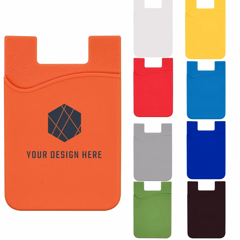 MOQ100 Cell Phone Adhesive Card Holder Wallet