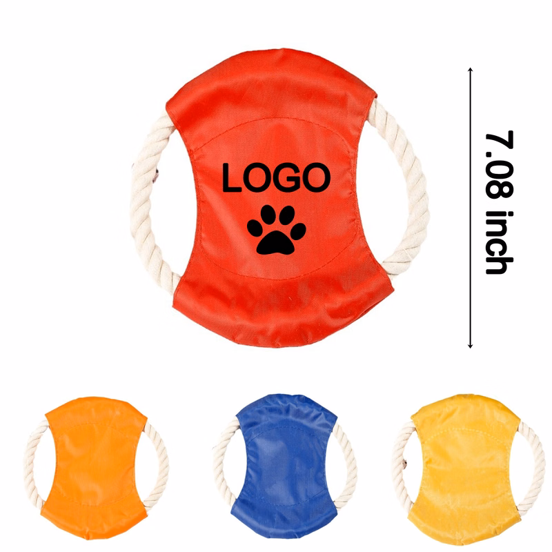 Dog Rope Flying Disc Toy For Training And Play