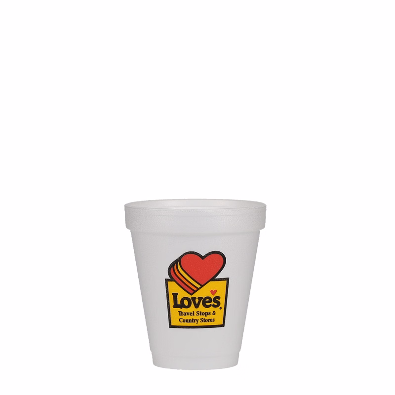 6 oz Foam Cup White Hi-Speed