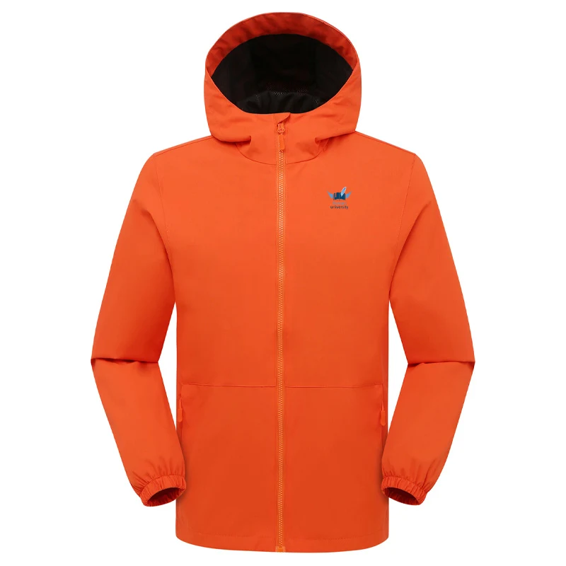 Custom Unisex Waterproof Hooded Jacket 1