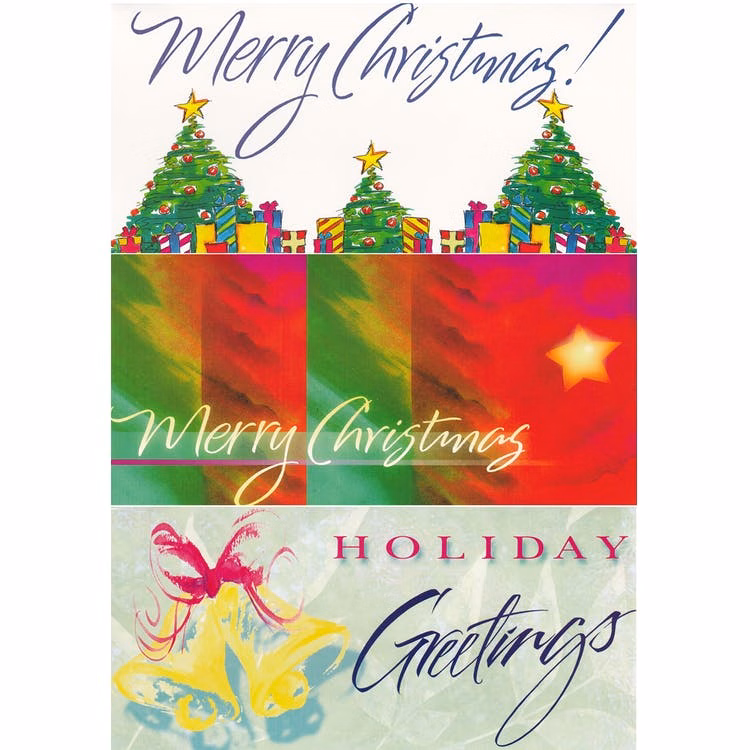 Christmas Money Cards - Assorted 3.5"x7.25"