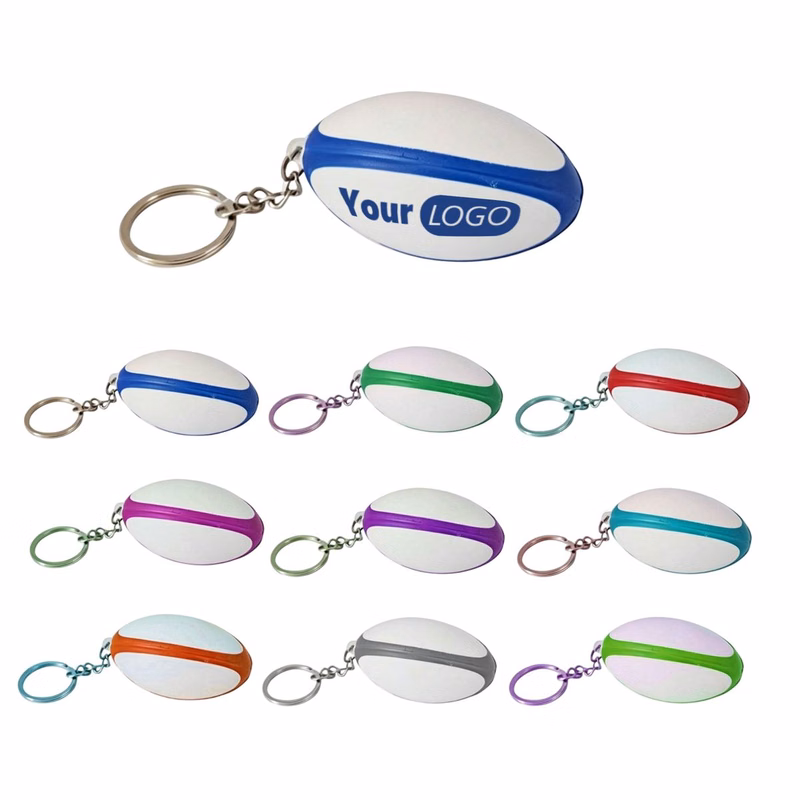 Foam Football Keychain