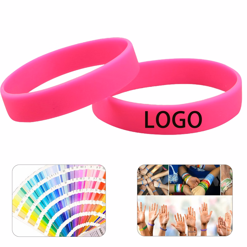 Custom Dented Active Silicone Bracelet