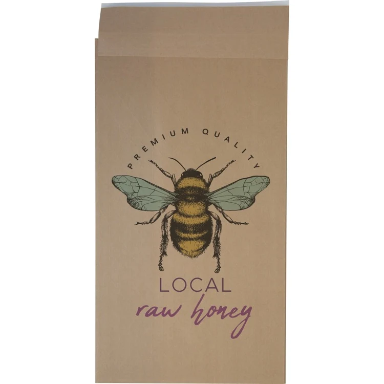 Full Color Dura-Bag Expandable Natural Paper Mailer (10" W x 19" H x 3.75" D) 1