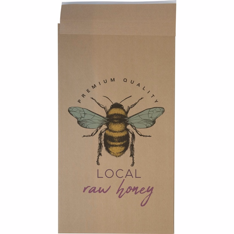 Full Color Dura-Bag Expandable Natural Paper Mailer (10" W x 19" H x 3.75" D)