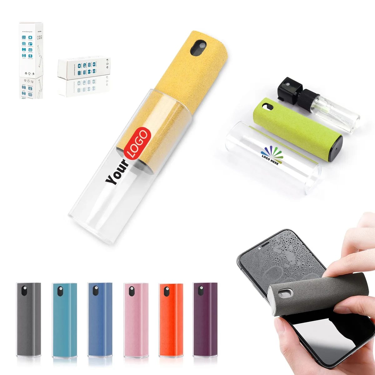 Screen Cleaning Spray With Microfiber Cloth 1