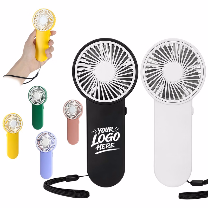 Mini Handheld Fan With Two AA Battery Power