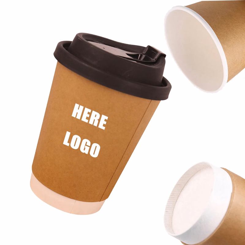 12OZ Coffee Brown Paper Cup
