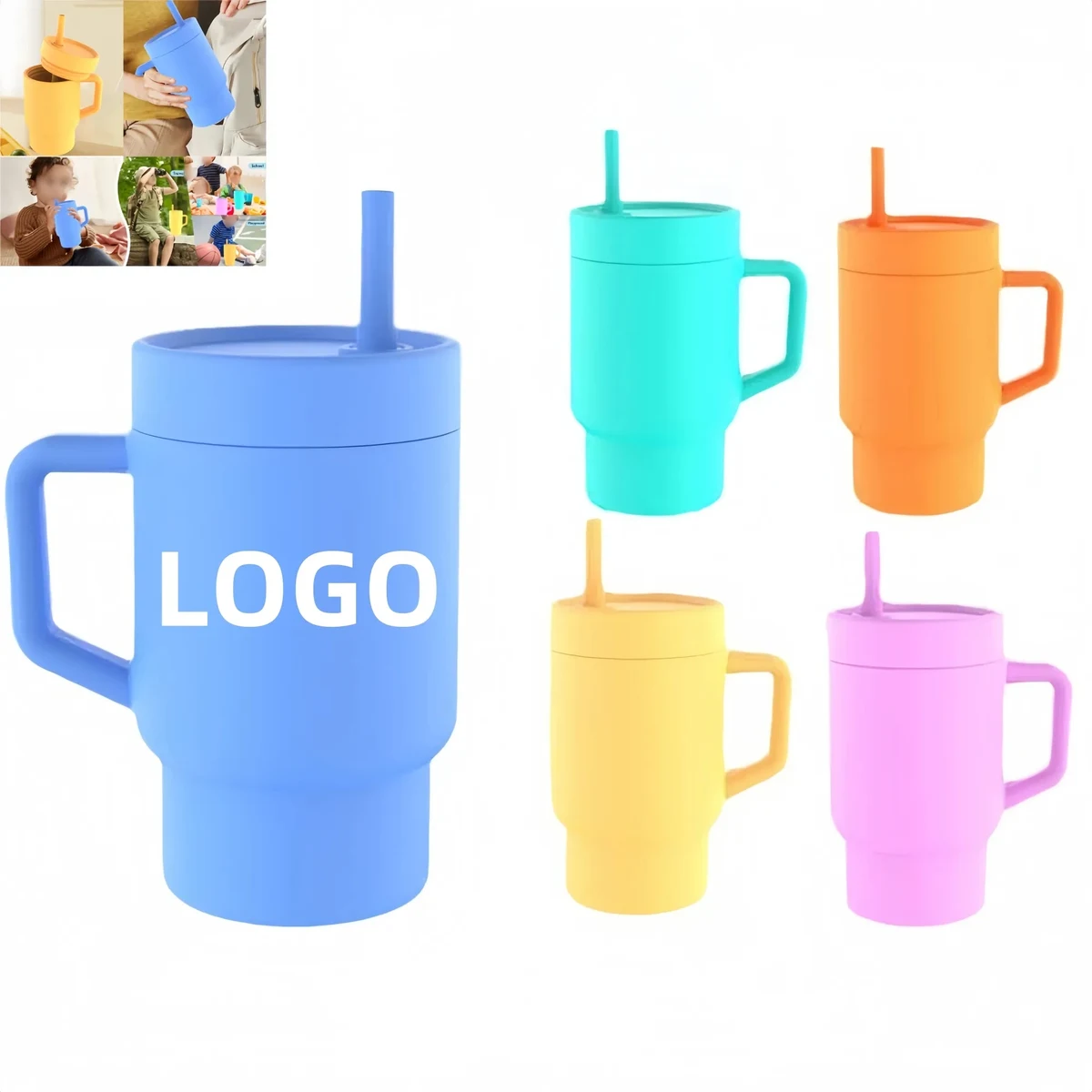 Baby Silicone Sippy Cup 1