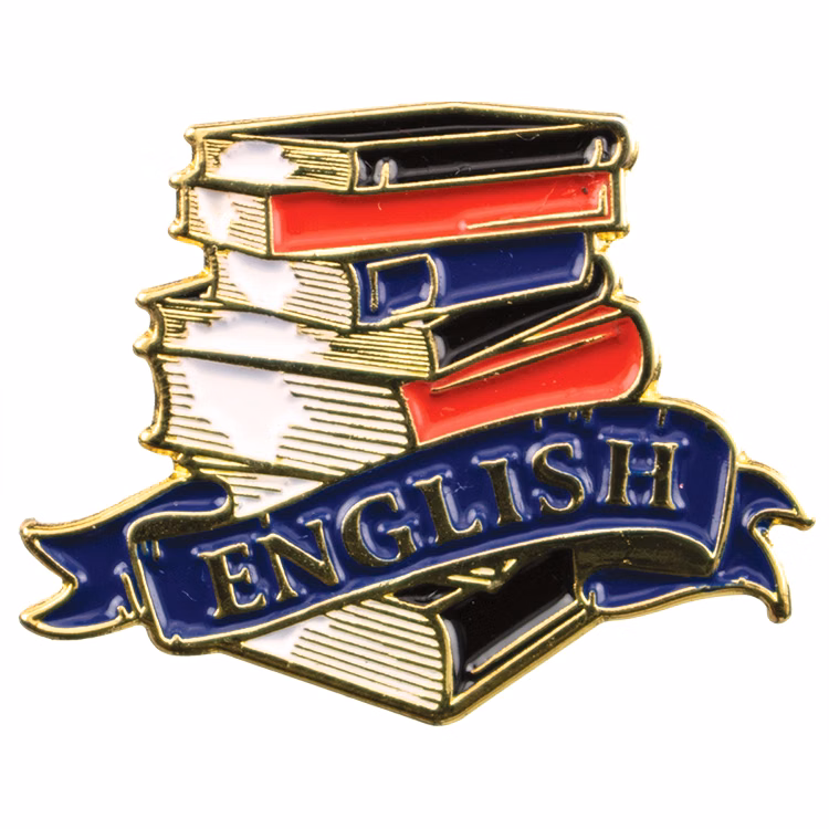 Educational Lapel Pin- English (1-1/8")