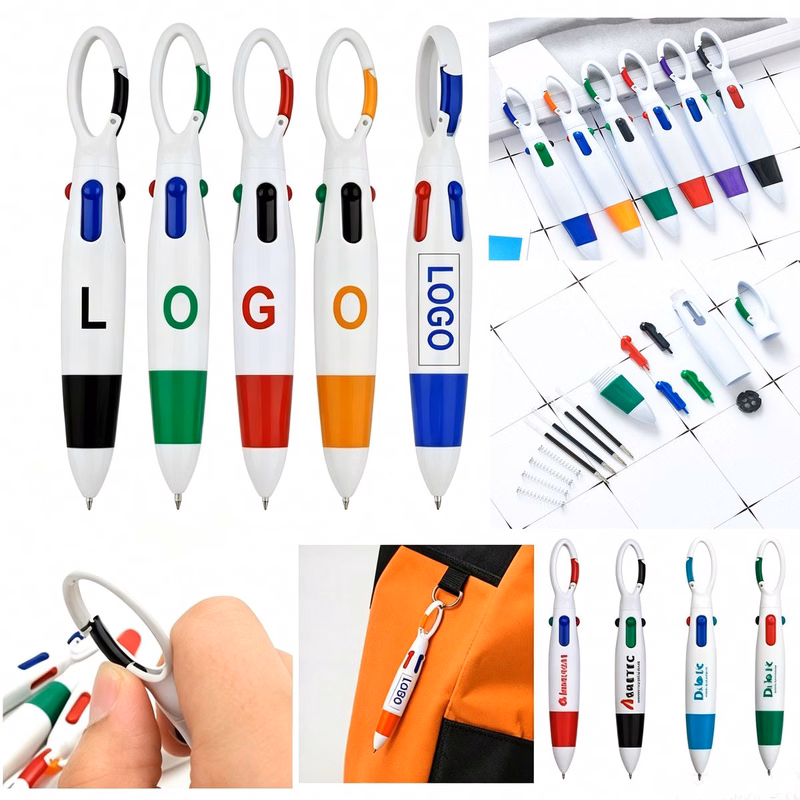 Promotional 4-Color Plastic Click Pen
