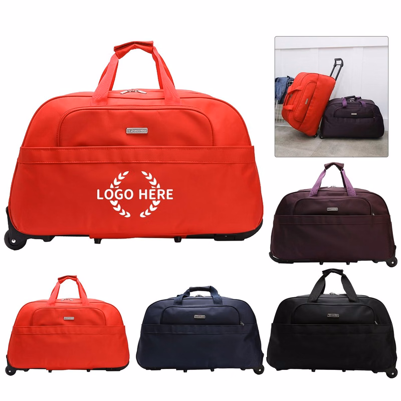 Rolling Travel Duffel Bag with Telescopic Handle
