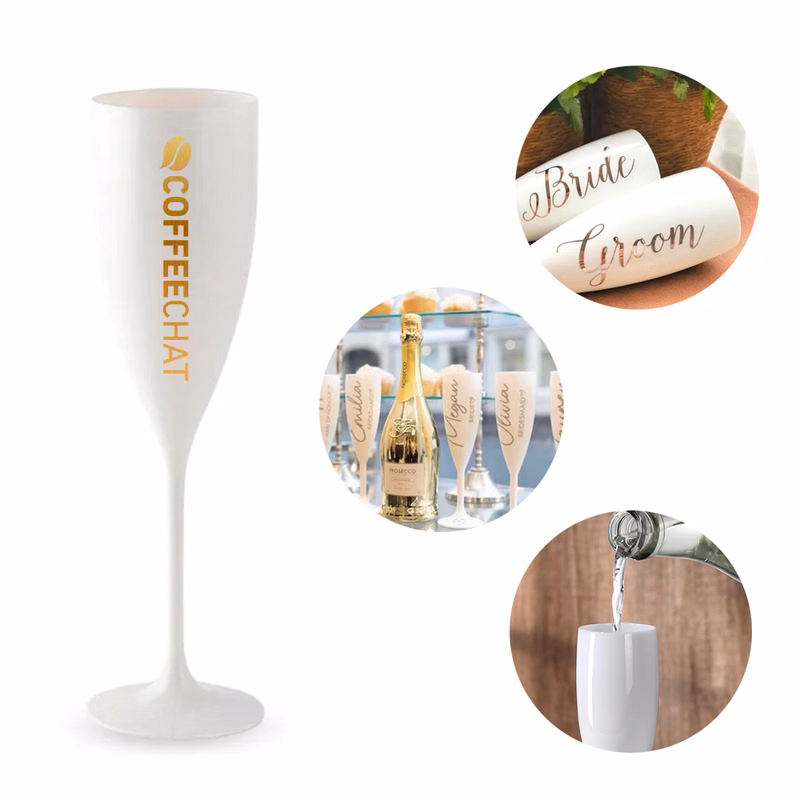 5oz Plastic Champagne Flutes