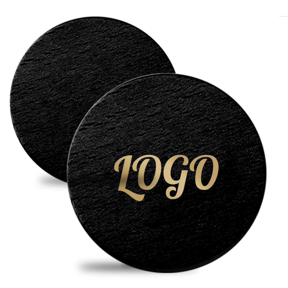 Black Wooden Casino Chips 1