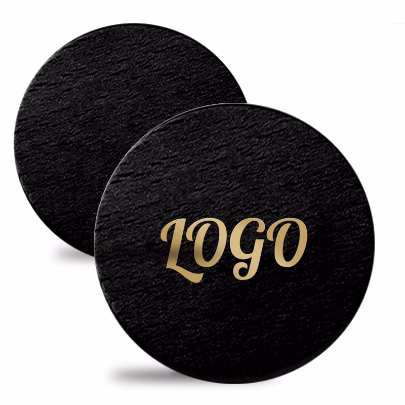 Black Wooden Casino Chips