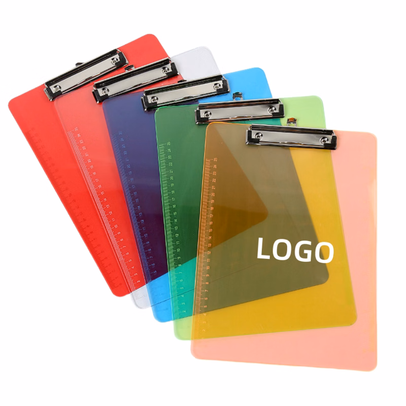 A4 Transparent Clipboard with Ruler