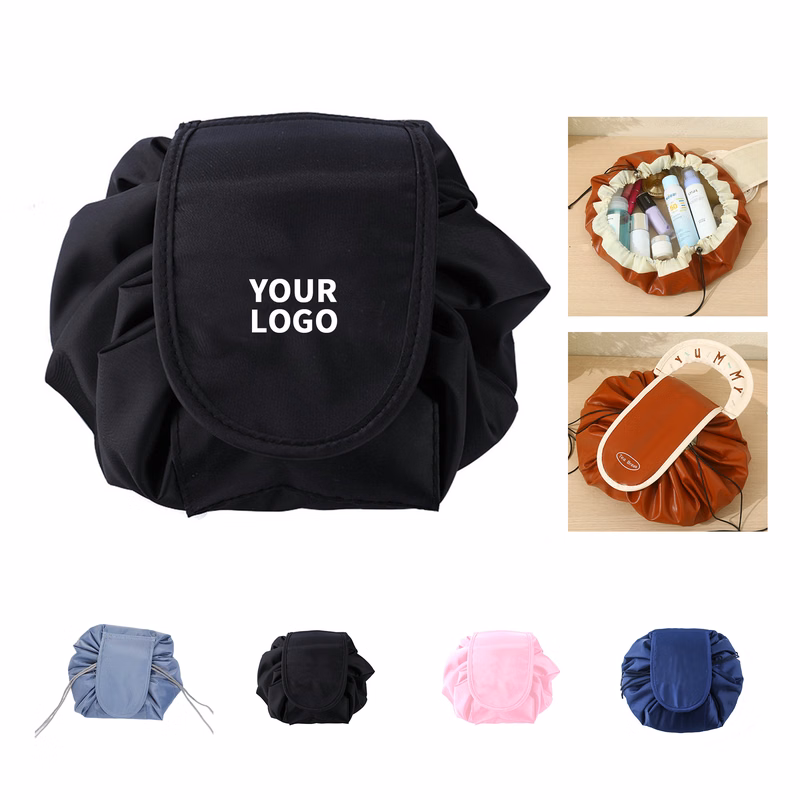 Drawstring Cosmetic Travel Pouch 20.1" Length X 20.1" Width