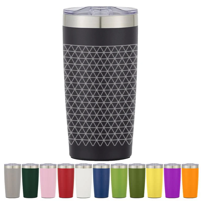 20 Oz. Full Laser Two-Tone Rocky Tumbler 1