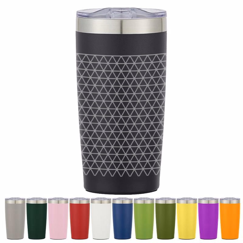 20 Oz. Full Laser Two-Tone Rocky Tumbler