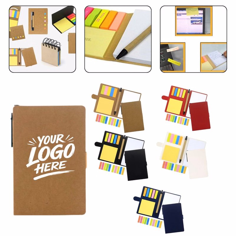 Eco Recycled Memo Pad Custom Logo Promotional Gift