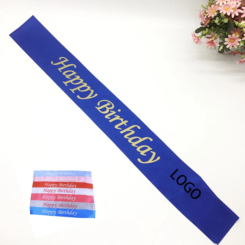 Glitter Customizable Sash 1