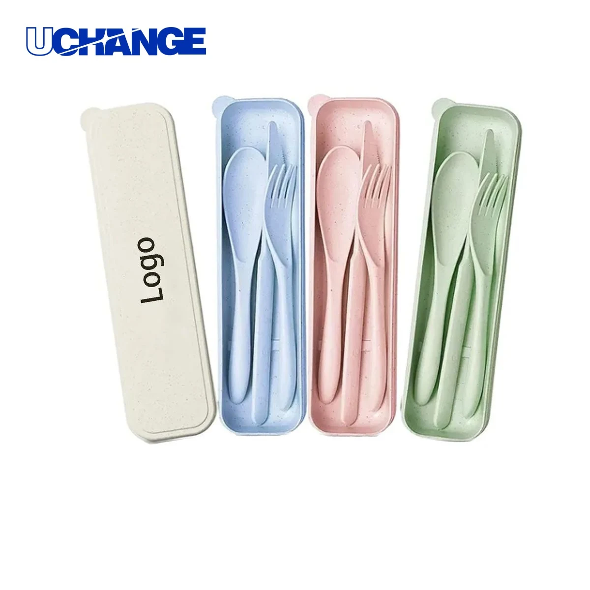 Eco-Friendly Wheat Straw Cutlery Set 1