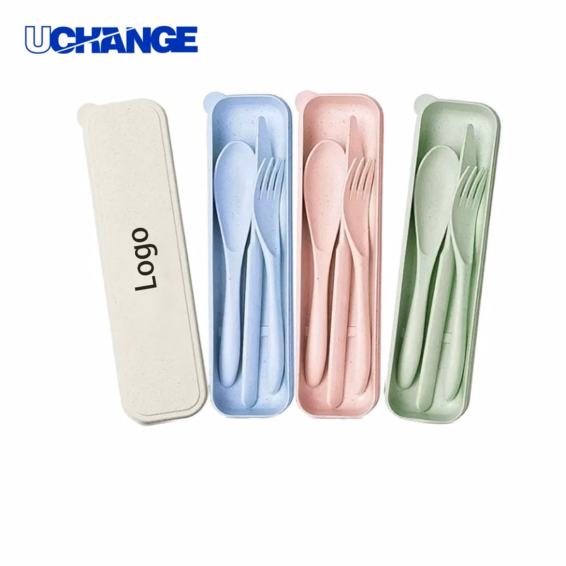 Eco-Friendly Wheat Straw Cutlery Set