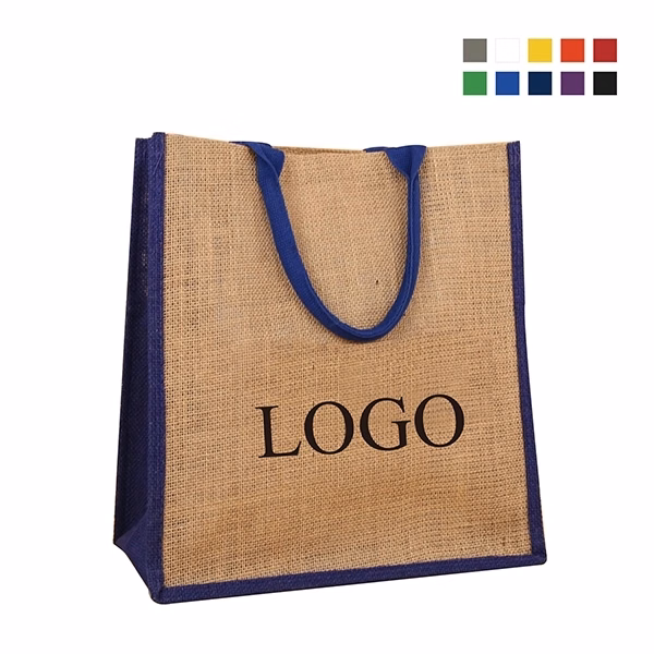 12 X 13 X 7.25 Escape Jute Tote Bags