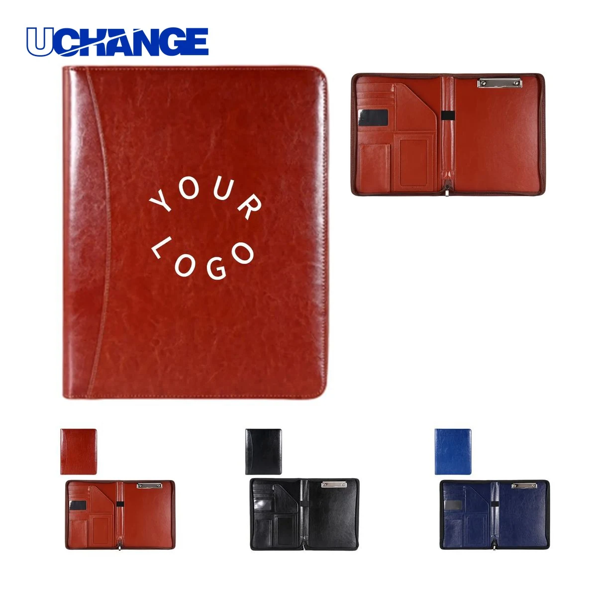 Small PU File Holder Organizer for Notes and Documents 1
