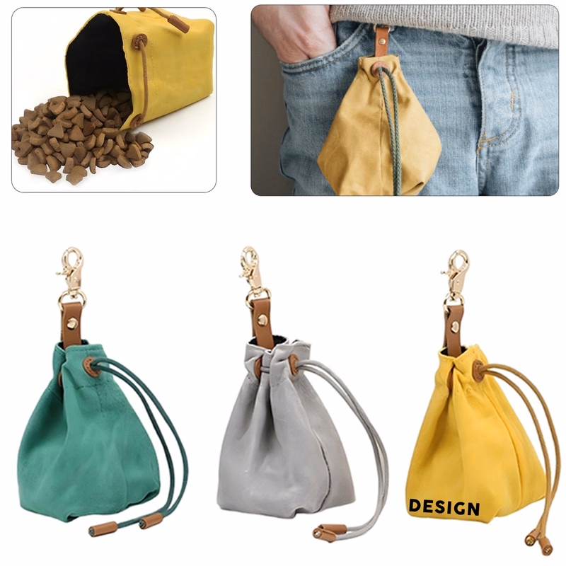 Portable Drawstring Dog Training Snack Bag