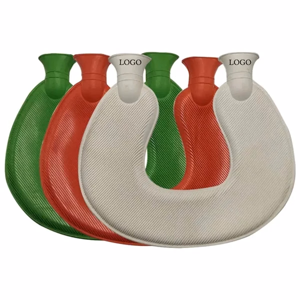 U-Shaped Hot Water Bottle for Commutes, Fitness and Travel