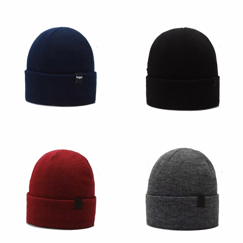 Soft Fleece Lined Winter Hat Cuffed Knit Beanie