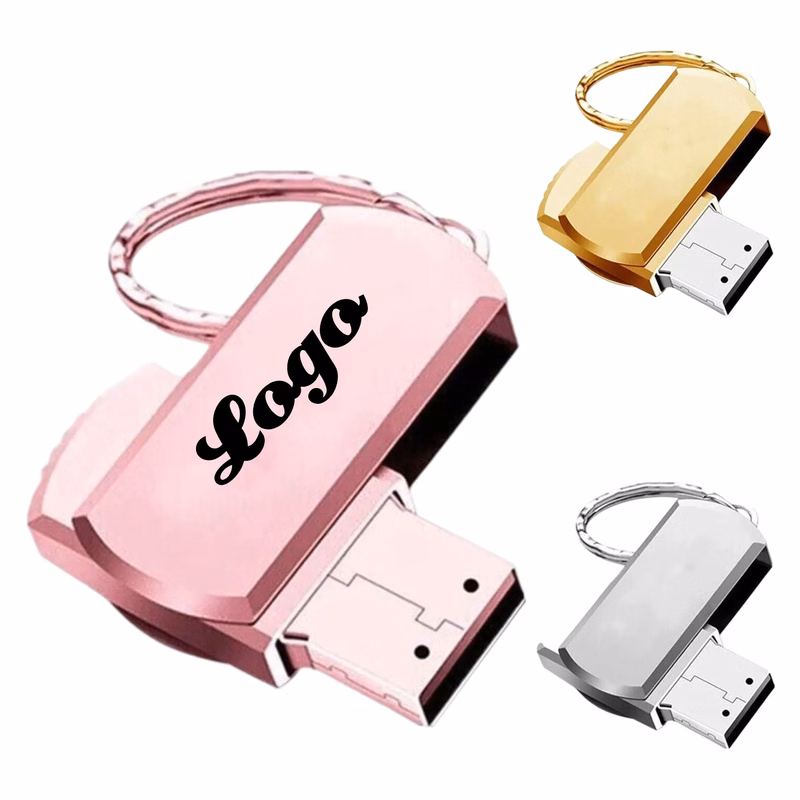 64GB USB Keychain Rotates The Flash Drive For Business