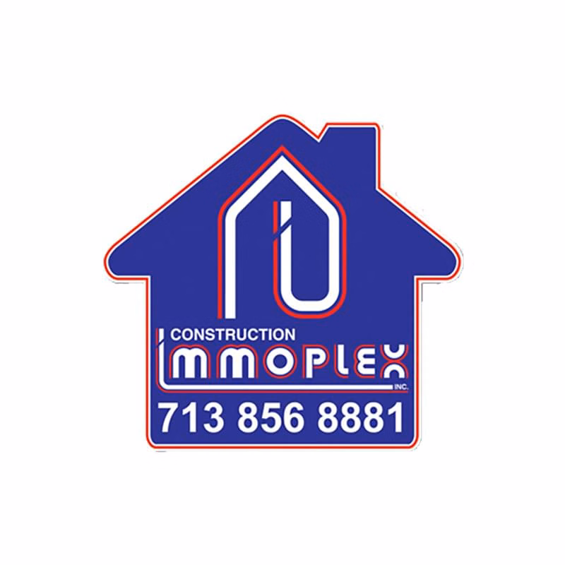 11.75" X 11" House Shape Vehicle Auto Magnet