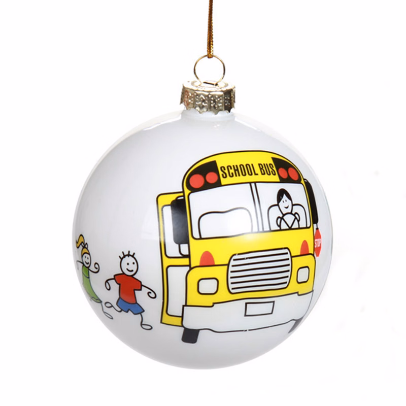 Hand Painted Glass Ornament