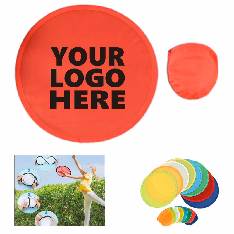 Foldable Pocket Advertising Flying Disc Fans