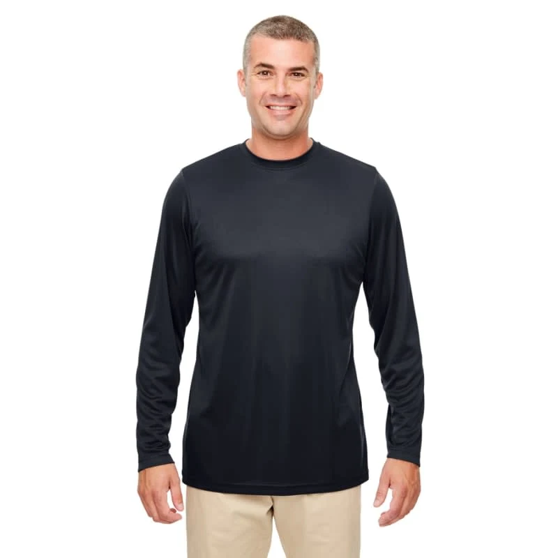 UltraClub Men's Cool & Dry Performance Long-Sleeve Top 1
