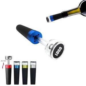 Aluminum Ring Vacuum Wine Bottle Stopper 1